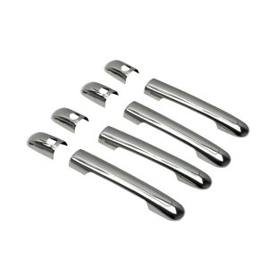 Mercedes Sprinter W901 Door Handle Cover - Omac - H4 S.Steel - Gloss Silver - '95-'06
